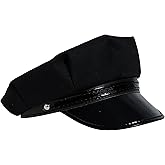 Spooktacular Creations Halloween Black Chauffeur Hat,Taxi Driver Hat,Chauffeur Hats Costume, Limousine Limo Taxi Driver Accessory for Adults for Halloween Cosplay Costume,Theme Parties