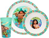 Disney Moana 2-3pc Kids Dinner Set by Polar Gear Plates Bowls Cup