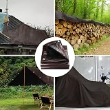 Onarway Tarpaulin Waterproof Heavy Duty 3m x 5m 150GSM Ground Sheet view 5