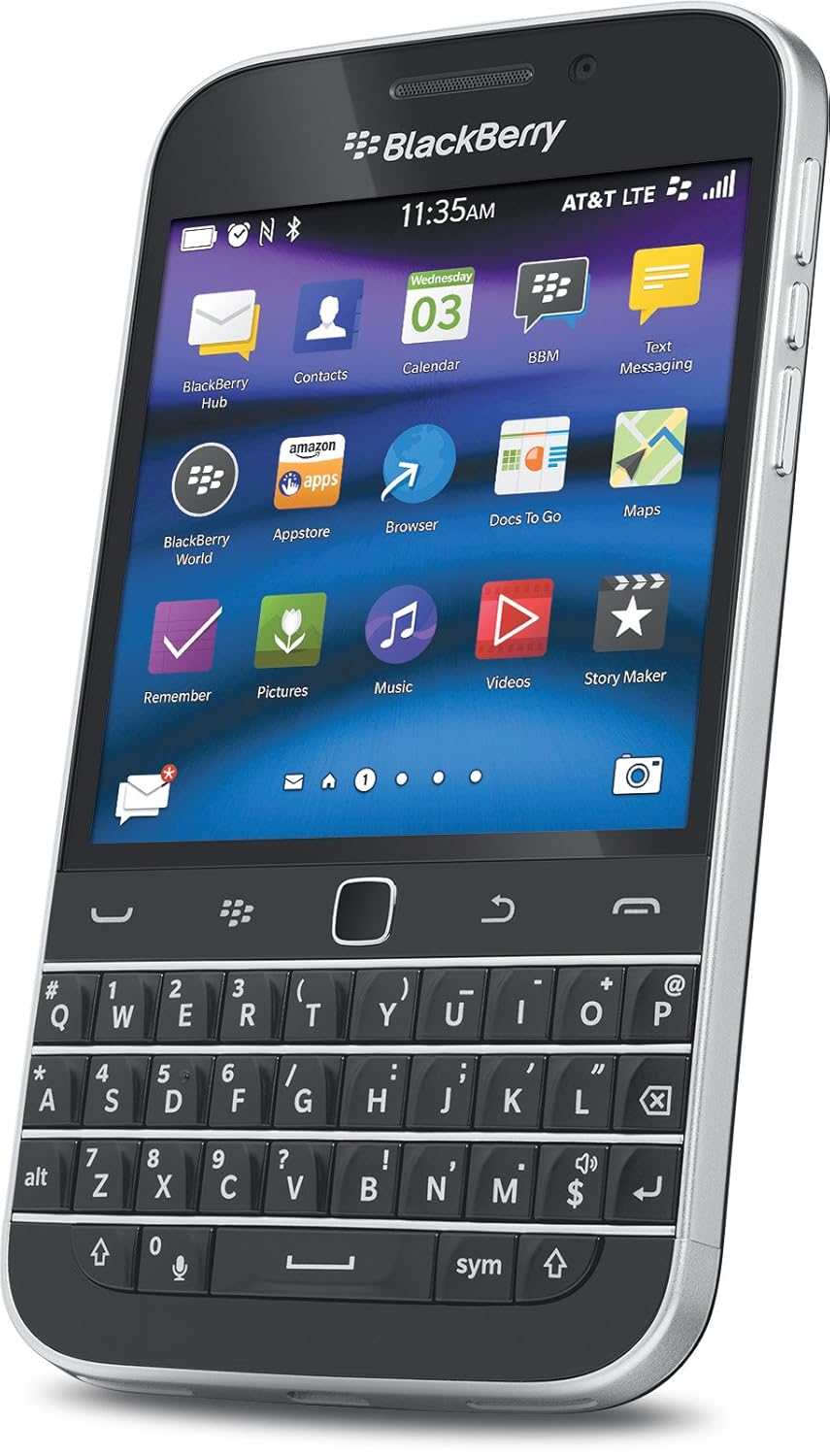 Amazon.com: BlackBerry Classic, Black 16GB (AT&T): Cell Phones & Accessories