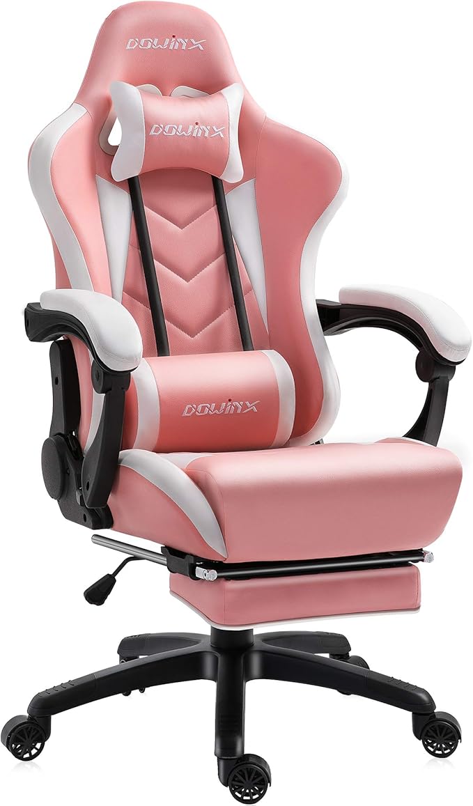 Dowinx Silla Gaming Sillón Reclinable Ergonómico Estilo Carreras con