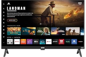 VIZIO Onn 24S2V1 24" Class (720P) HD Powered Smart TV, Seamless Streaming, & Compatible with Apple AirPlay, Google Home, and Alexa (Renewed)