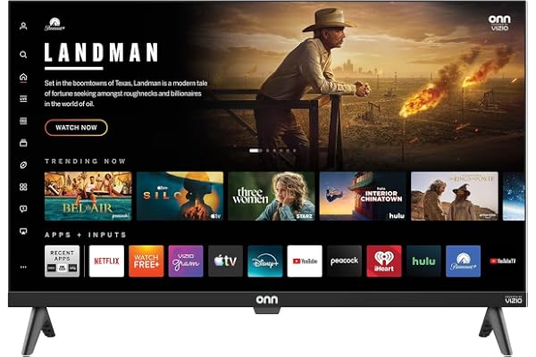 VIZIO Onn 24S2V1 24" Class (720P) HD Powered Smart TV, Seamless Streaming, & Compatible with Apple AirPlay, Google Home, and Alexa (Renewed)