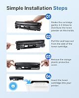 GPC Image CE285A 85A Toner 4-Pack Black for HP LaserJet P1100 Series view 7