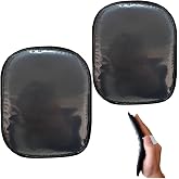 2PCS Laydown 360 Waves Training Pad,Helps Train Your Hair To Laydown to your desired wave Pattern,Wave brush for men(Black（2pcs）)