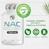 Nutriodol NAC Supplement 750mg Vegan Capsules - 180 Count view 6