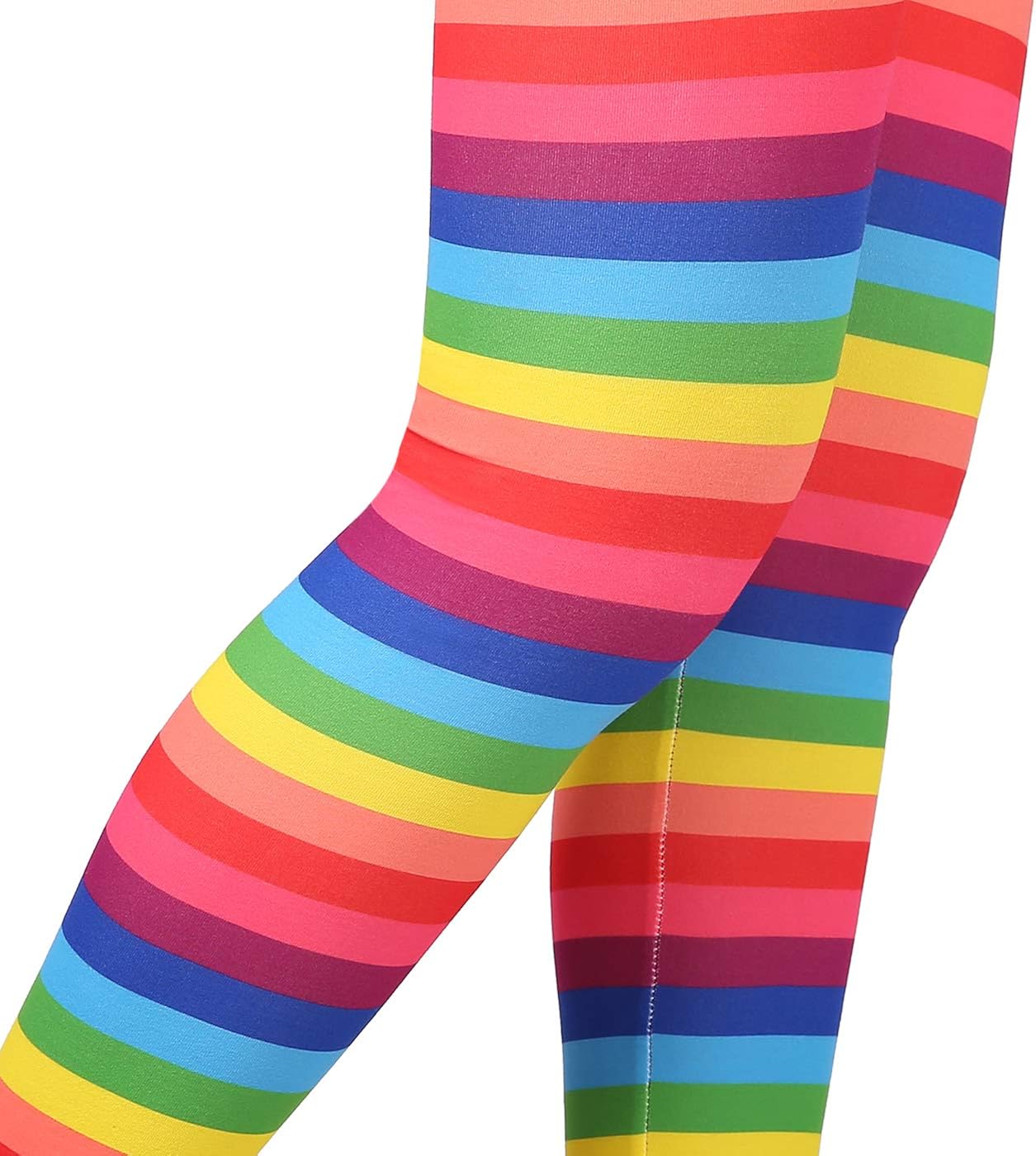 HDE Cute Girl’s Leggings with Print Designs – Full Ankle Length Comfy Tights: Clothing