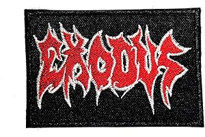 MUSIC E PATCH Music E American Thrash Metal Band Music Logo Patch Embroidered Sew Iron On Patches Badge Bags Hat Jeans Shoes T-Shirt Applique