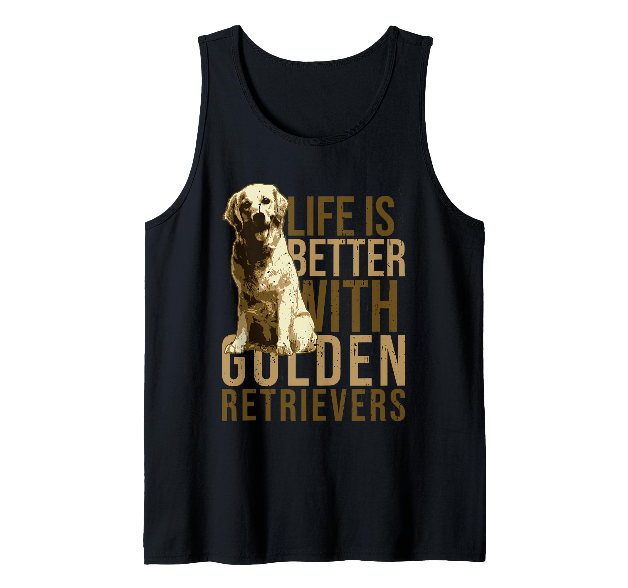 Golden Retriever - Life Is Better With Golden Retrievers Tank Top