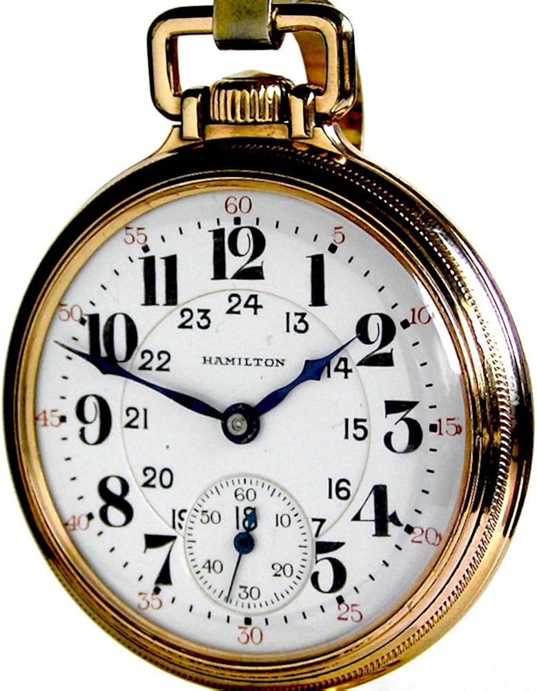 Hamilton 992E Vintage Railroad Pocket Watch 21 Jewels Circa 1936