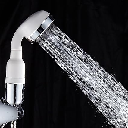 ALTON SHR20565 ABS 3-Layer Filtration Hand Shower With 1 Extra Filtration Cartridge & Wall Hook (White)