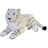 Wild Republic Jumbo White Tiger Plush, Giant Stuffed Animal, Plush Toy, Gifts for Kids, 30 Inches