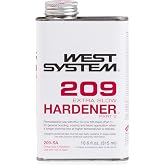 West System 209-SA Extra Slow Epoxy Hardener, 10.6 oz | Marine Grade | Extend your working time on fiberglass and boat building projects with this reliable marine epoxy hardener.