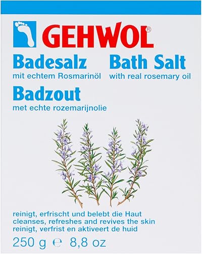 Gehwol Rosemary Bath Salts 10x25g Muscle Relief Foot Bath Revitalising Skin