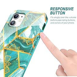 SURITCH Phone Case for iPhone 12/12 Pro, Built-in