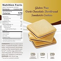 ChocZero Chocolate Cookies, Dark Chocolate