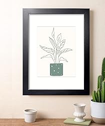 LaVie Home 14x18 Picture Frame Black Poster