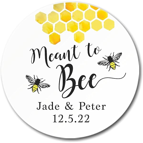 Amazon.com: Meant to bee sticker, Honey favor stickers, Meant to bee labels, Custom wedding stickers, Honey bee party : Arts, Crafts & Sewing amazon-com-meant-to-bee-sticker-honey-favor-stickers-meant-to-bee-labels-custom-wedding-stickers-honey-bee-party-arts-crafts-sewing