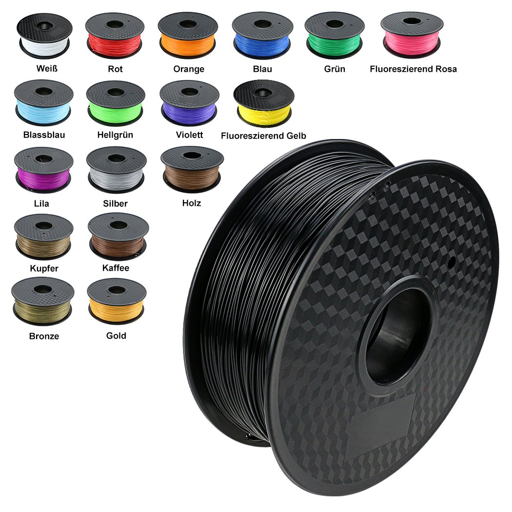 TIANSE Filamento de PLA para la impresora D  Pluma d kg