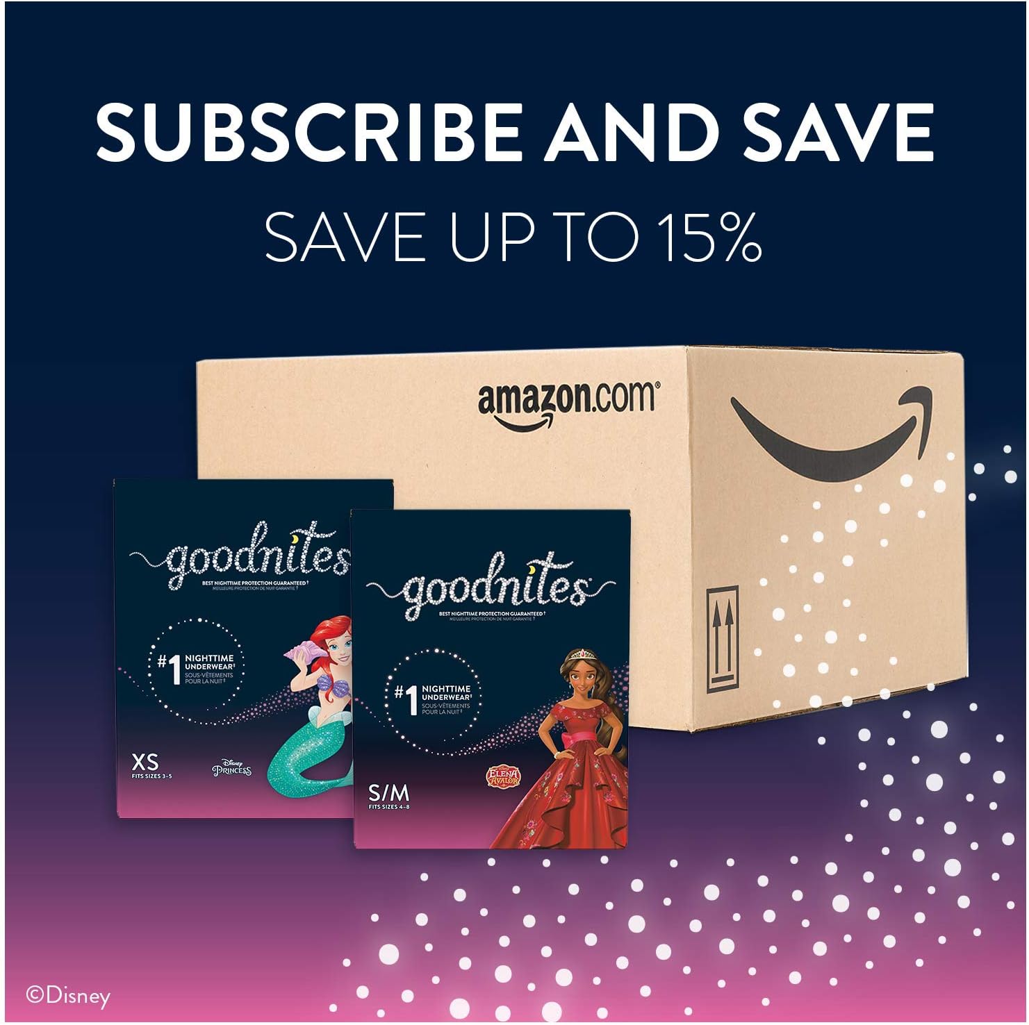 Goodnites Bedwetting Underwear for Girls, S/M, 44 Ct, Discreet: Health & Personal Care