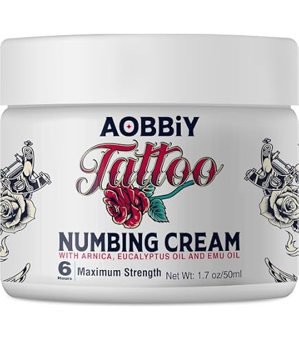 100G Tattoo Numbing Cream for Tattoos, Numbing Cream for Men and
