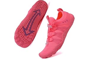 ZIITOP Water Shoes for Women Men Beach Shoes Women Swim Shoes Pool Shoes River Shoes Barefoot Shoes Quick Dry Slip-on for Pool Beach Surf Water Park Yoga