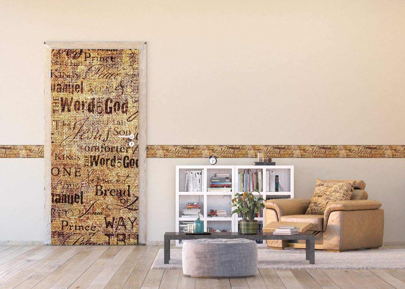 AG Design Border, PVC film, Multicolor, 0.14 x 5 m /5,5 x 197 inches