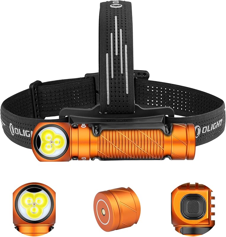 Perun 3 Stirnlampe aufladbar, 3000 Lumen, bis zu 20 Tage Laufzeit