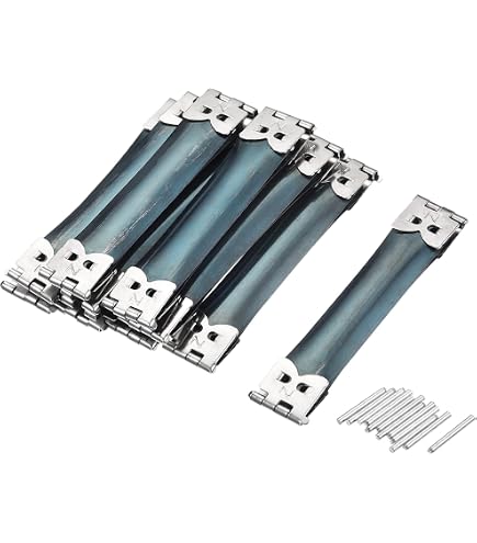 20PCS 10cm Metal Internal Flex Frame Kiss Clasps - Silver & Bronze For DIY Bags, Wallets - View #8