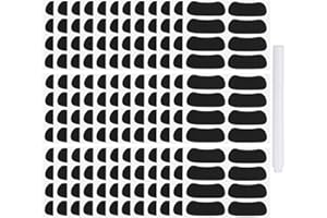 PATIKIL 144 Pairs Sports Eye Black Stickers, Under Eye Black Strips Football Face Stickers Breathable Eyeblack Sticker with 1