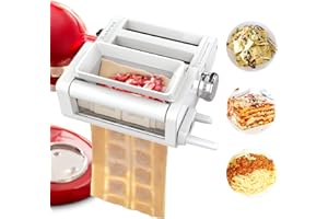 ANTREE 3-IN-1 Pasta Attachment & Ravioli Attachment for KitchenAid Stand Mixers, Pasta Maker Accessories included Pasta Sheet Roller, Spaghetti Cutter and Ravioli Maker Attachment