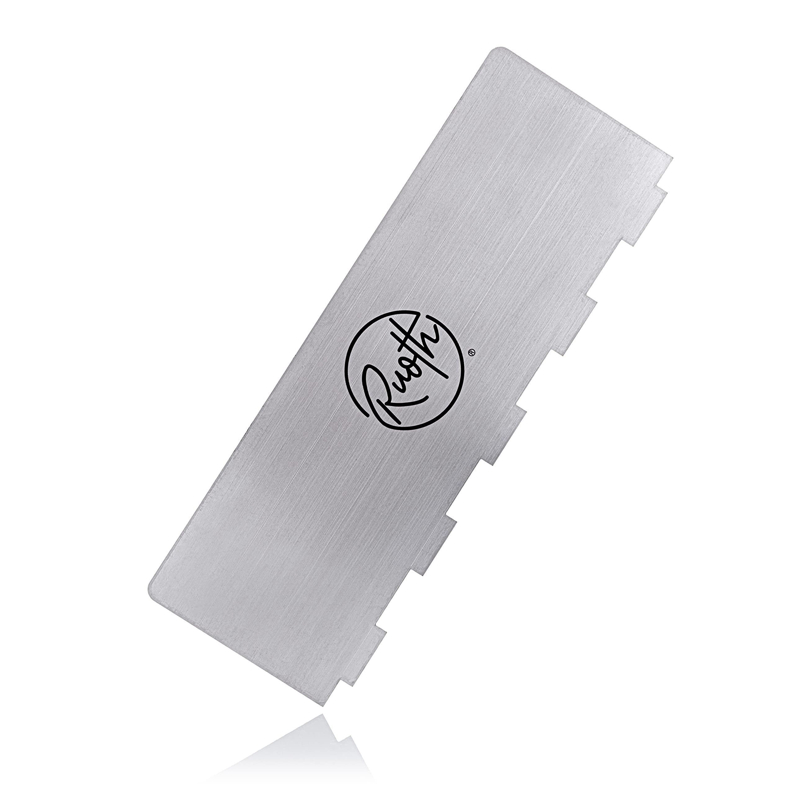 Ruoth® Cake Comb Scraper. Tall (9 Inches/22.9 cm) Metal Cake Scraper Stripes. Metal Cake Smoother for Buttercream Stripes to Add to Your Cake Scraper Collection.