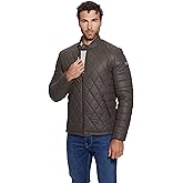 GUESS Mens Stretch Faux Leather Jacket