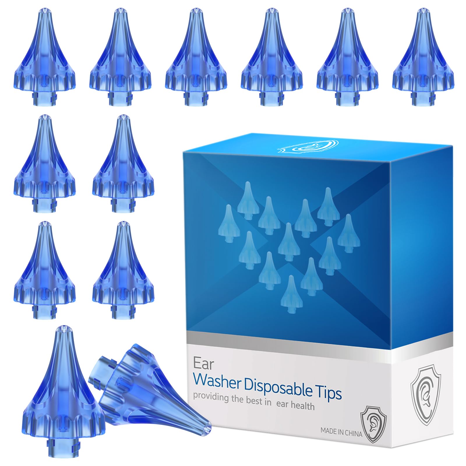 Photo 1 of Ear Irrigation Tips, 12 Pcs Ear Wash Tips for Ear Lavage Kit- Comfortable, Safe and Easy to Use, Compatible w/Melonsun and Other Such Ear Wax Removal Kits (12 Pack)
