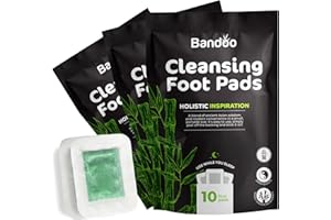 Bandoo Foot Pads | Original | Rana Pads | Premium Natural Bamboo Vinegar Foot Care Pads | Japanese Foot Pads | 30 Pads