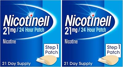 Nicotinell Nicotine Patch Step 1 21mg 24 Hour Pack of 2