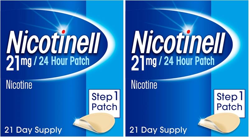 Nicotinell Nicotine Patch Step 1 21mg 24 Hour Pack of 2
