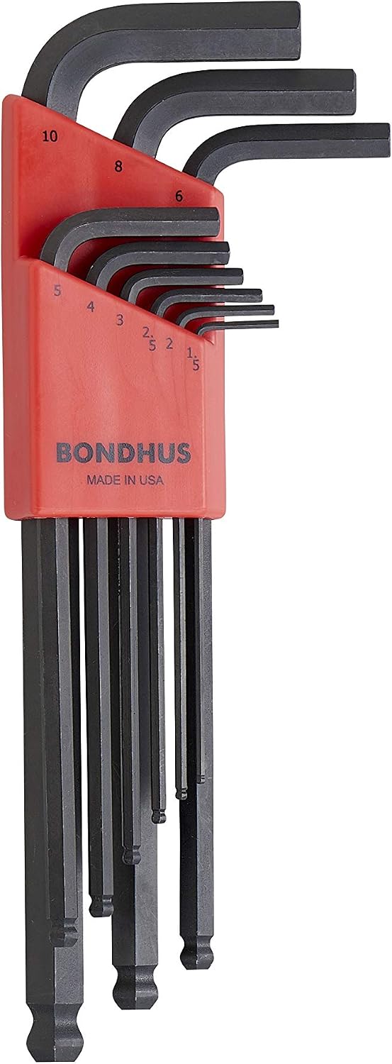 Amazon 国内正規品 Bondhus ボンダス ボールポイント付六角レンチセット9本組 ミリタイプ Blx9m レンチセット