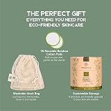 GREENZLA Reusable Makeup Remover Pads 20 Pack with Storage Box view 2