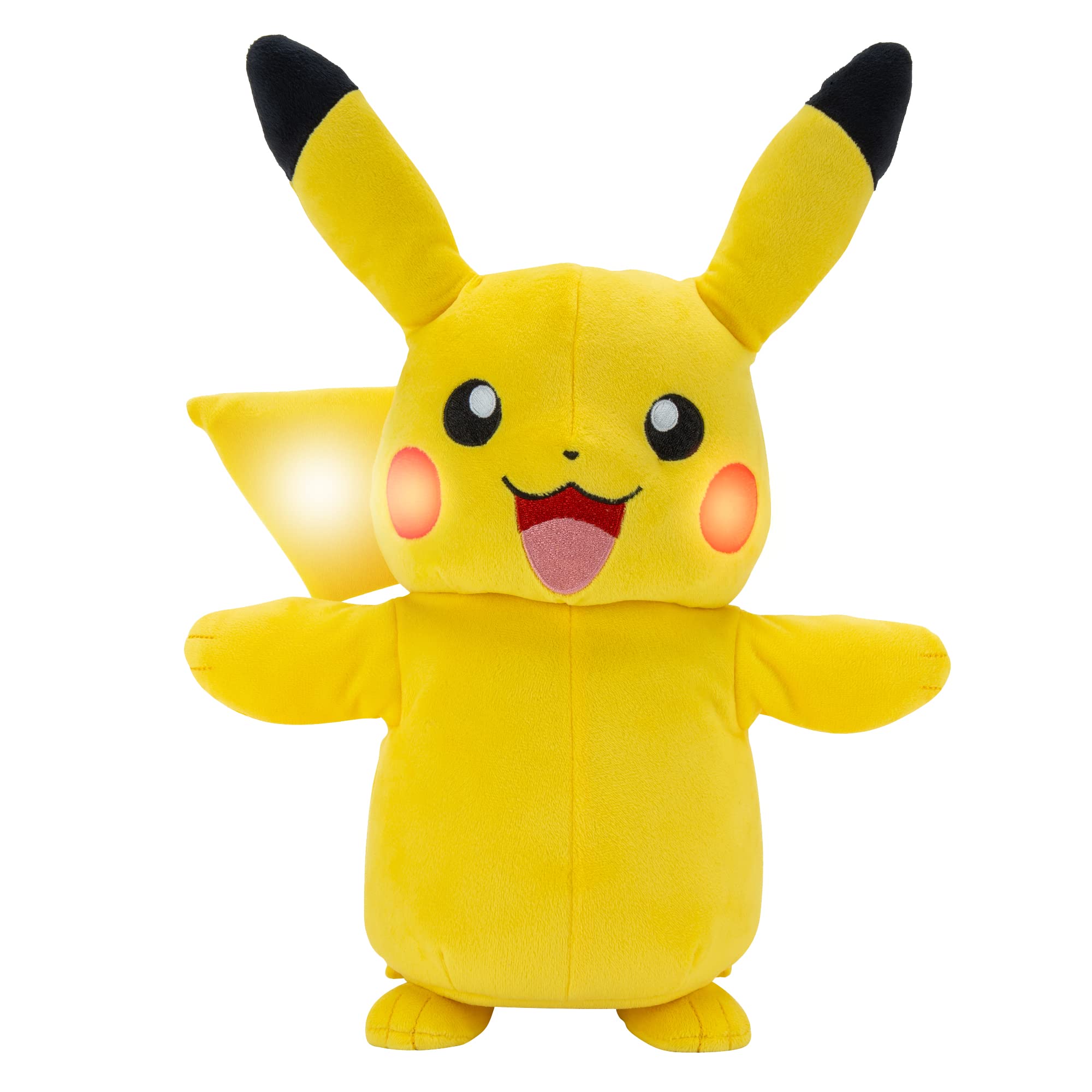Photo 1 of Pokémon Pikachu Electric Charge Plush - 10 Inch Interactive Plush with Lights, Voice Reactions, and Thunder FX
