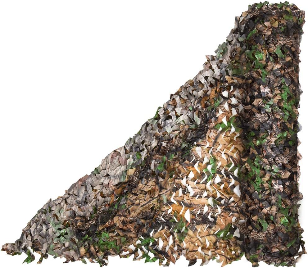 FLYEGO Military Camo Netting, Camouflage Tarp Mesh Net, Lightweight Waterproof for Sunshade, Canopy, Party Decoration, Hunting Blind and Car Vehicle Cover : Sports & Outdoors