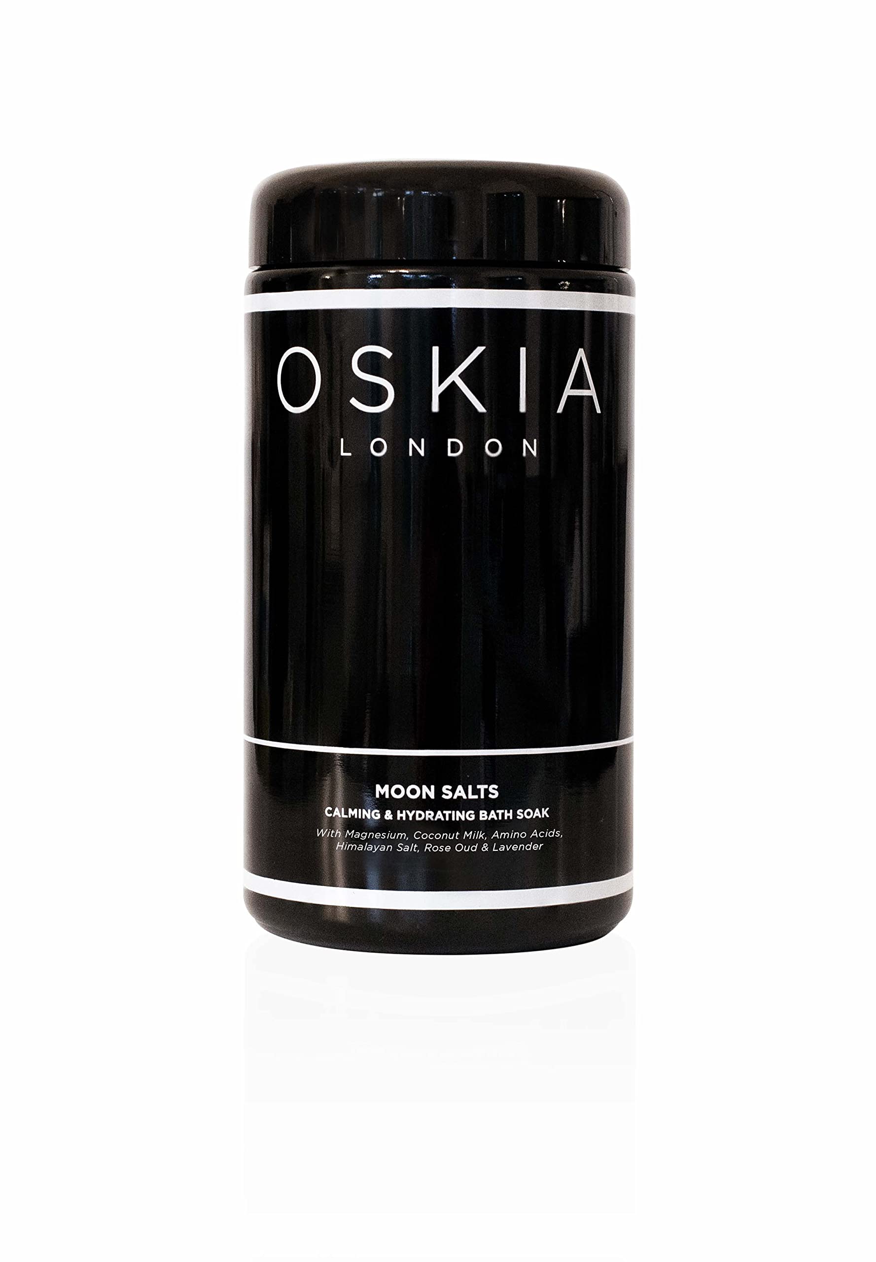 OSKIA Moon Salts – Relaxing Bath Salts with Magnesium, Rose & Himalayan Salt – 500g