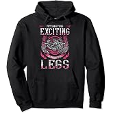 Vintage Motorcycle Chick Biker Wife Women Exciting Legs Pink Pullover Hoodie