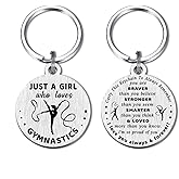CPLJW Keychain Gifts for Girls, Gifts for Teen Girls, Just A Girl, Who Loves Keychain for Birthday Christmas