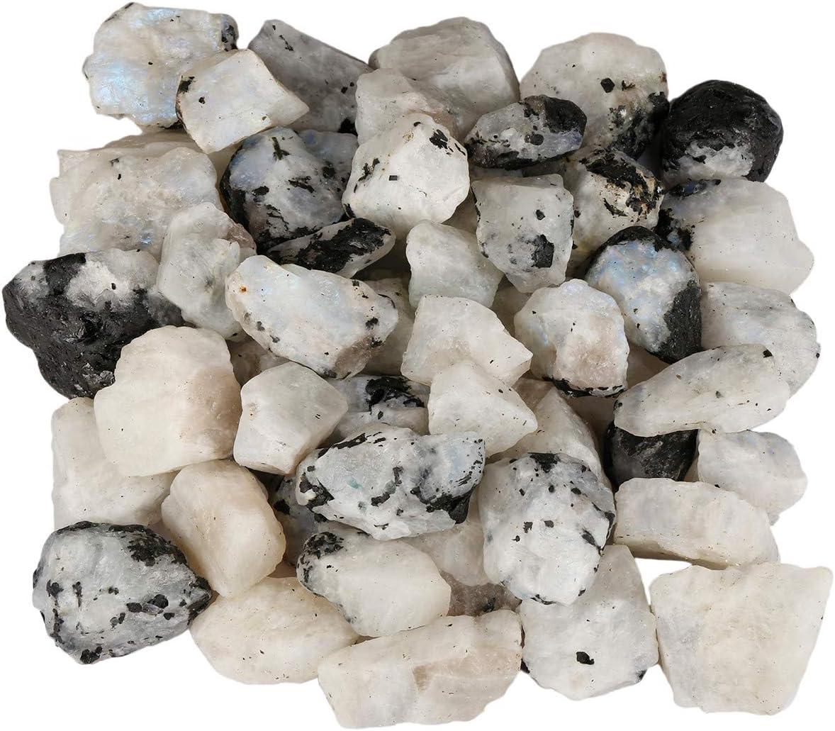 KYEYGWO Aquarium Natural Crystal Stones for Decoration Decorative Stones and Gravel for Garden Vase Plant Pots Fish Tank 1 Pound