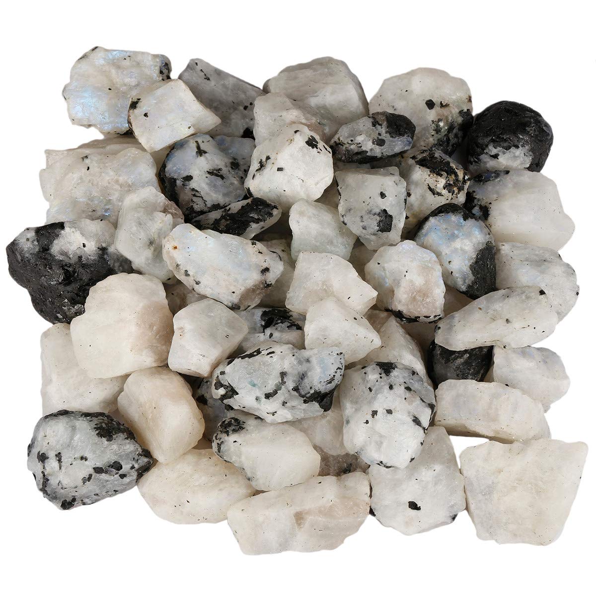 KYEYGWO Aquarium Natural Crystal Stones for Decoration, Decorative Stones and Gravel for Garden Vase Plant Pots Fish Tank 1 Pound