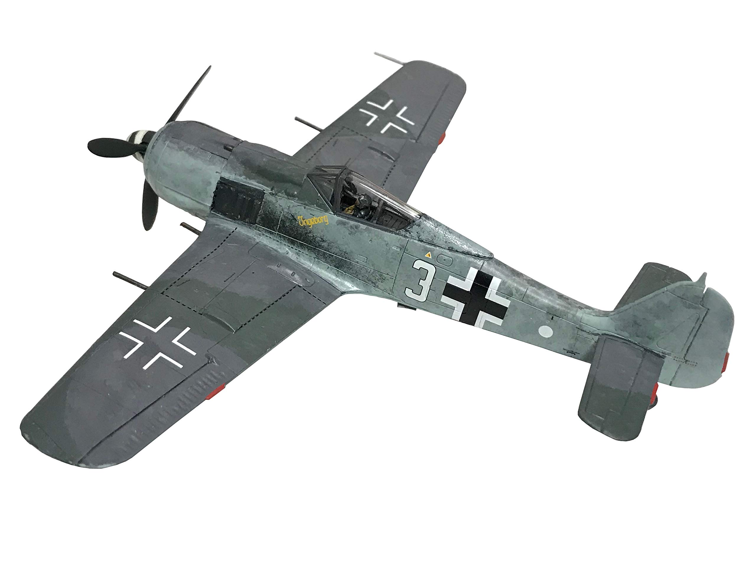 Airfix Model Set - A01020A Focke Wulf Fw190A-8 Model Building Kit - Plastic Model Plane Kits for Adults & Children 8+, Set Includes Sprues & Decals - 1:72 Scale Model
