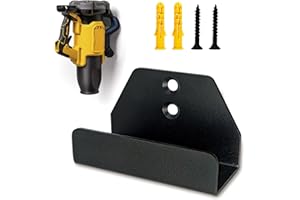 BELIEFLUO Wall Mount Metal Hanger for Dewalt 20V Leaf Blower, Fit for Only DCBL722 Models, Leaf Blower Attachments Tool Holder & Hook Mounting, Heavy-Duty Garage Vacuum Wall Mounted Bracket (Matte Black,1pack)