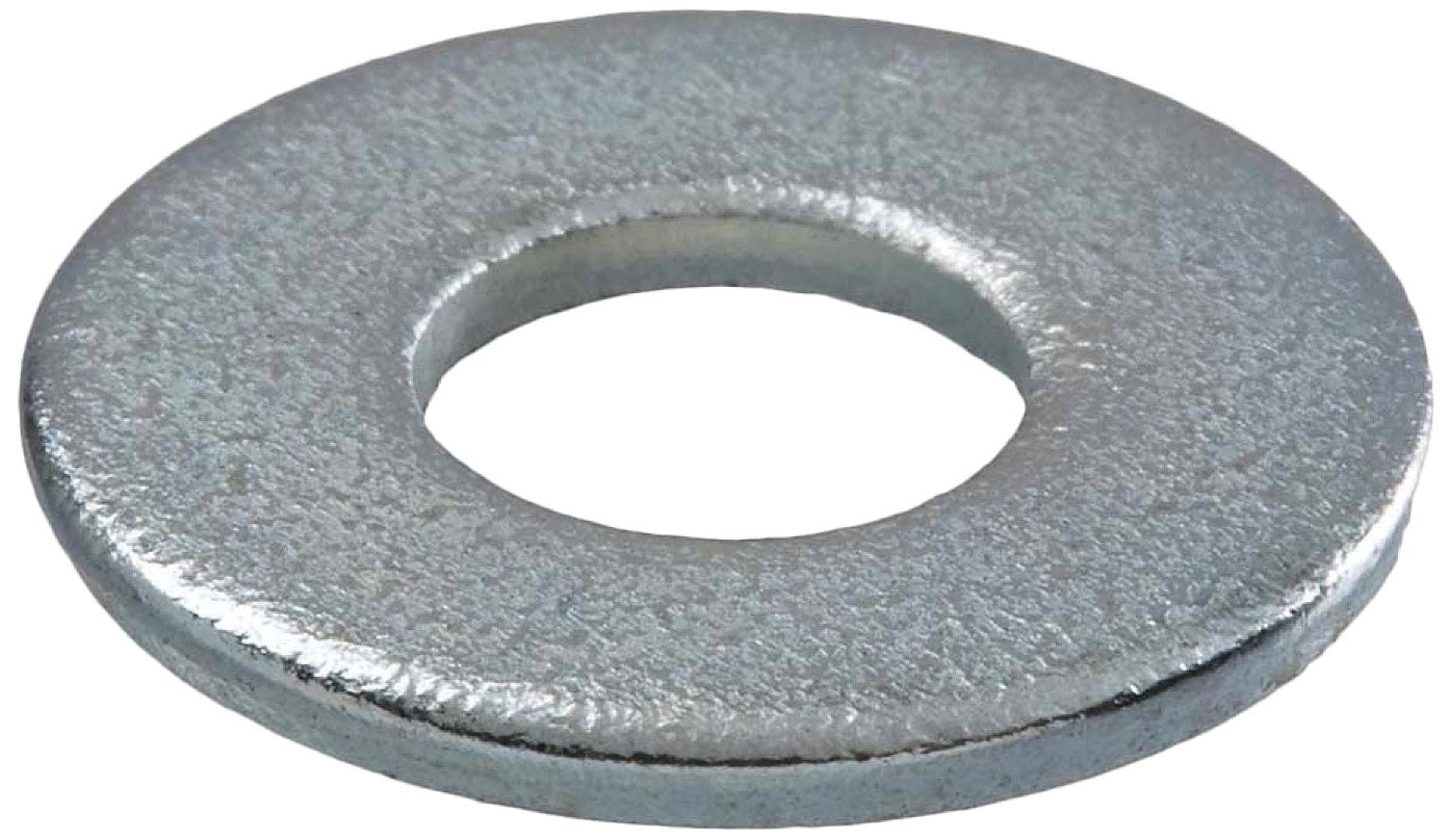 316 Stainless Steel Flat Washer, 3/8" Hole Size, 0.406" ID, 1.250" OD, 0.05" Nominal Thickness, Made in US (Pack of 10)