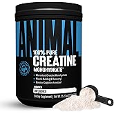 Animal Creatine Monohydrate Powder - Micronized Creatine for Women and Men, Supports Muscle Growth, Strength, Endurance, Recovery and ATP Production, Gym & Workout Supplements - Unflavored, 1kg